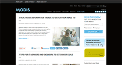 Desktop Screenshot of blog.modis.com